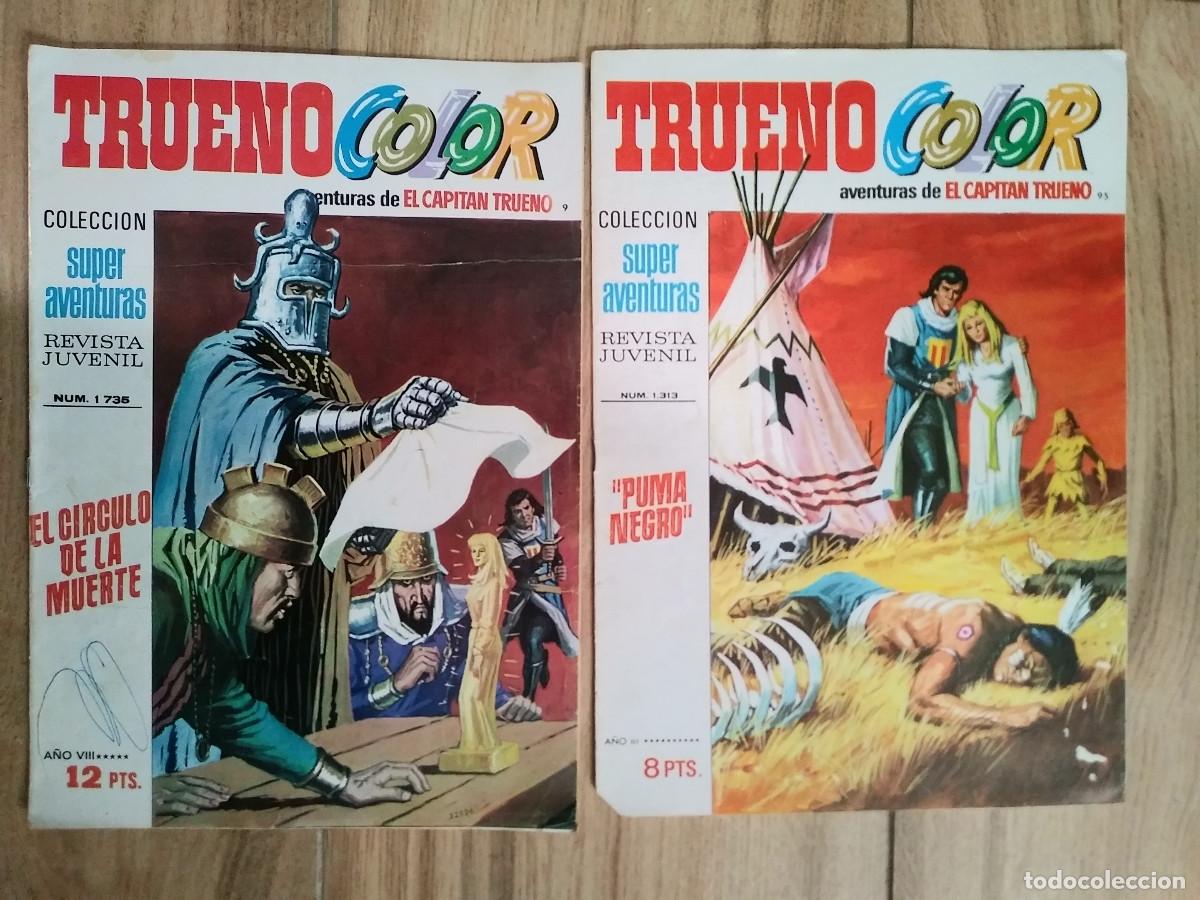 Tebeos: TRUENO COLOR - LOTE DE 4 N&Uacute;MEROS.