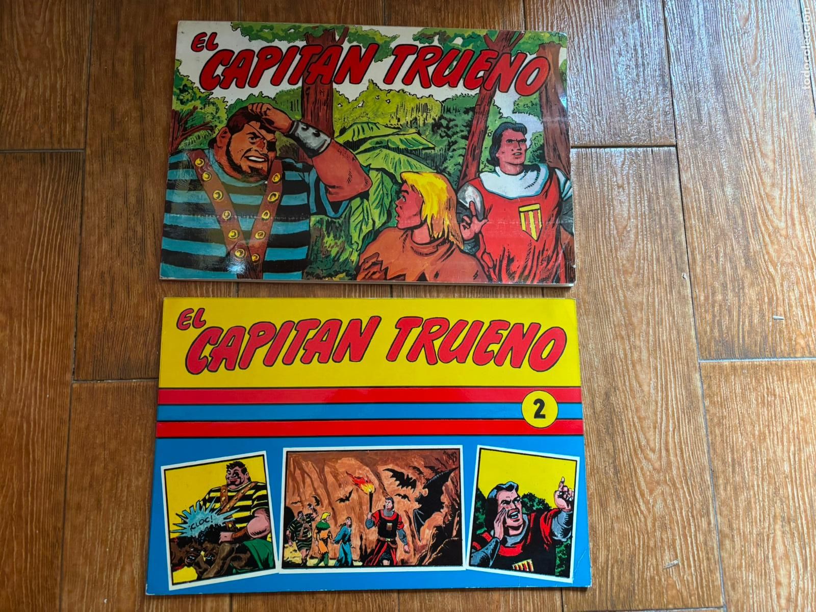 Tebeos: EL CAPIT&Aacute;N TRUENO REEEDICI&Oacute;N DE PAGINAS DE PULGARCITO COLECCION COMPLETA - GRAN FORMATO