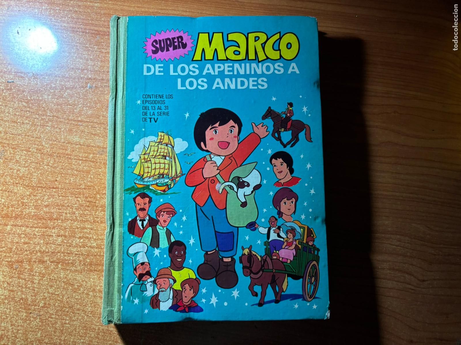 Tebeos: SUPER MARCO DE LOS APENINOS A LOS ANDES VOLUMEN 2 II EDITORIAL BRUGUERA 1977