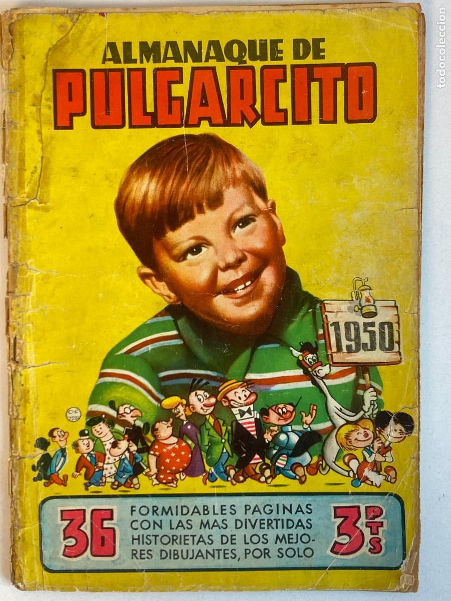 Tebeos: ALMANAQUE DE PULGARCITO 1950