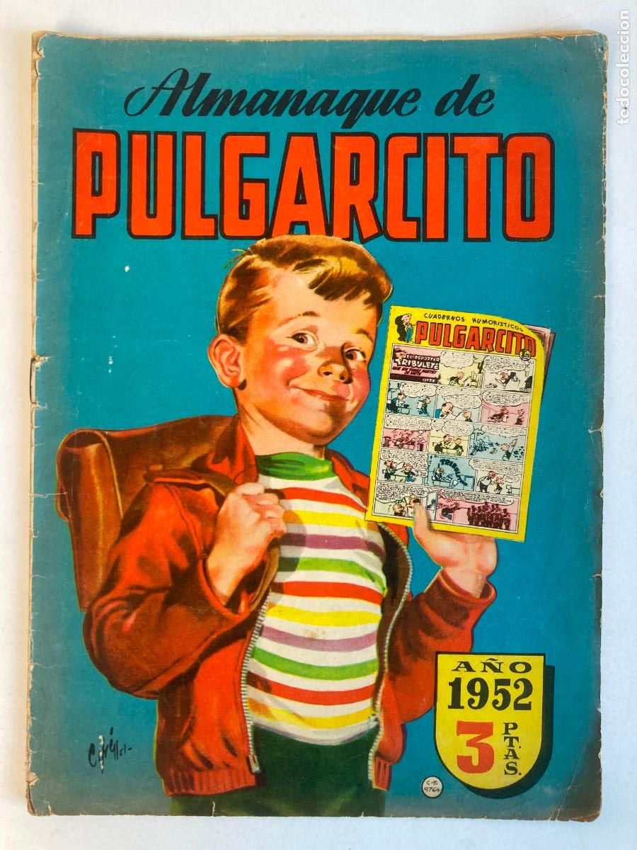 Tebeos: ALMANAQUE DE PULGARCITO 1952