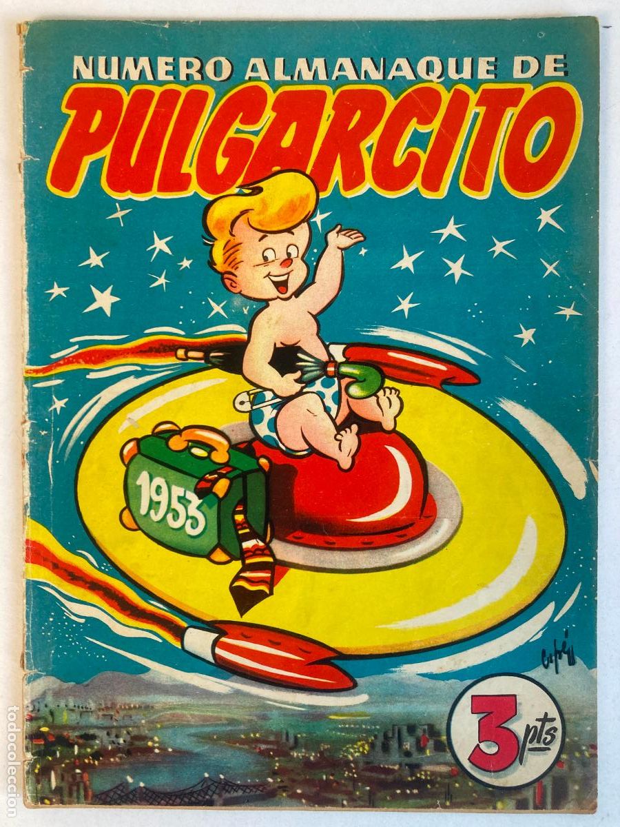 Tebeos: ALMANAQUE DE PULGARCITO 1953