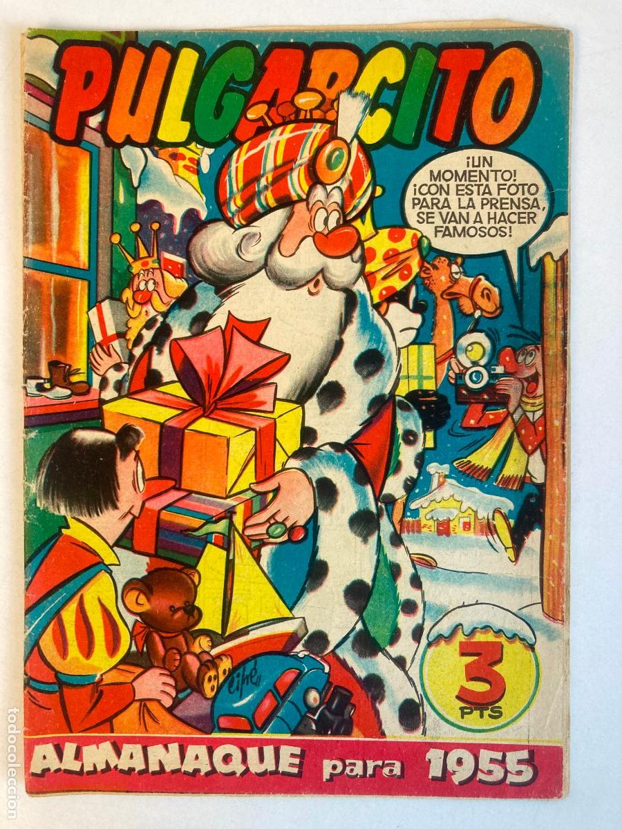 Tebeos: ALMANAQUE DE PULGARCITO 1955