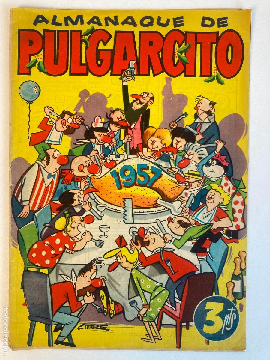 Tebeos: ALMANAQUE DE PULGARCITO 1957