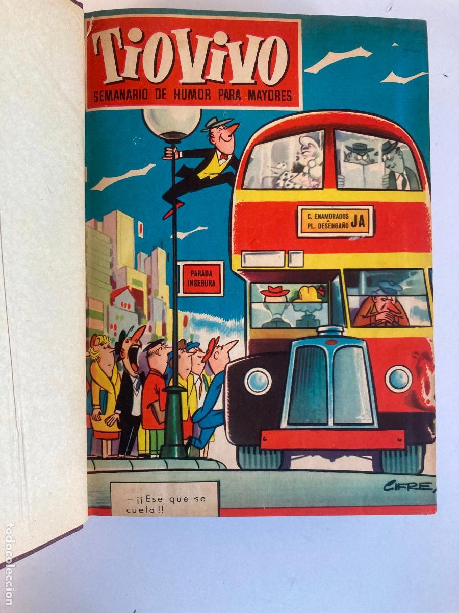 Tebeos: TOMO CON LOS 50 PRIMEROS NUMEROS DE TIO VIVO