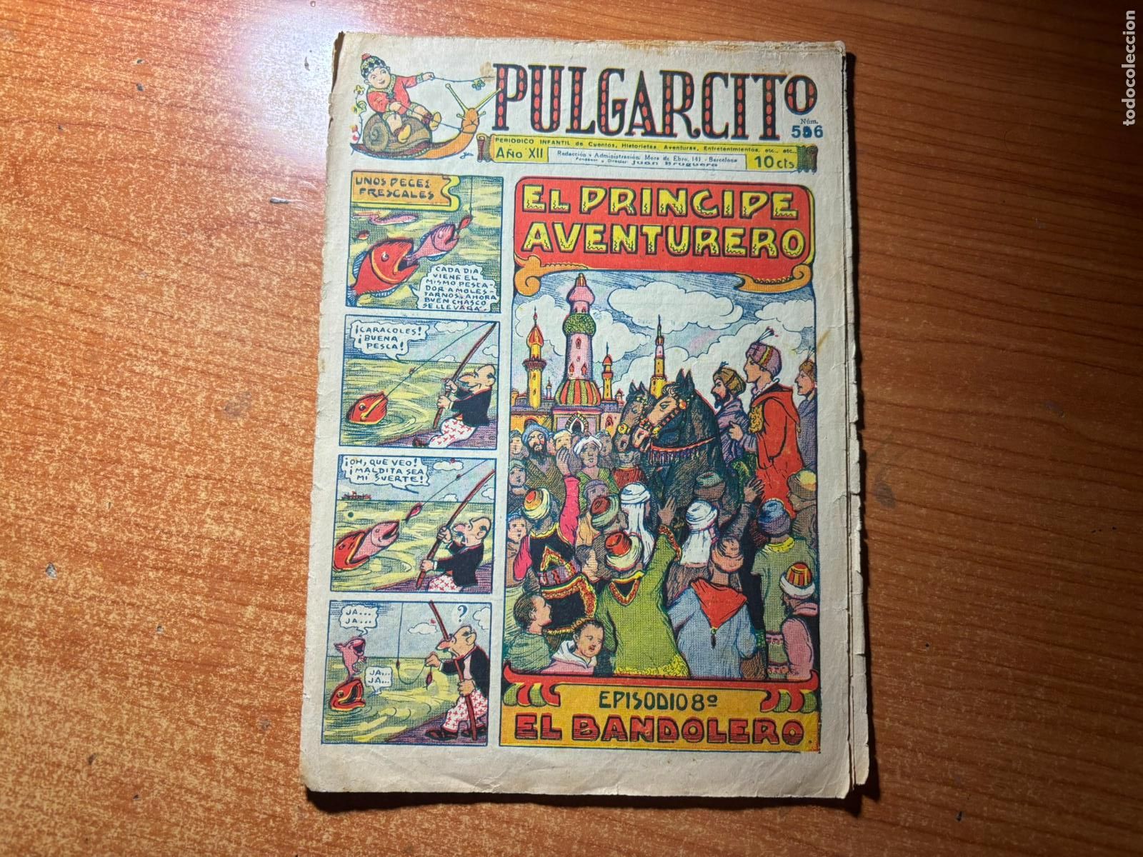 Tebeos: PULGARCITO N&ordm; 556 EL GATO NEGRO ORIGINAL