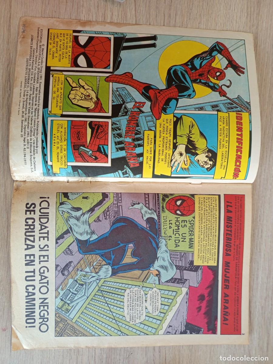 Tebeos: SPIDERMAN 31 EDITORIAL BRUGUERA - Foto 3