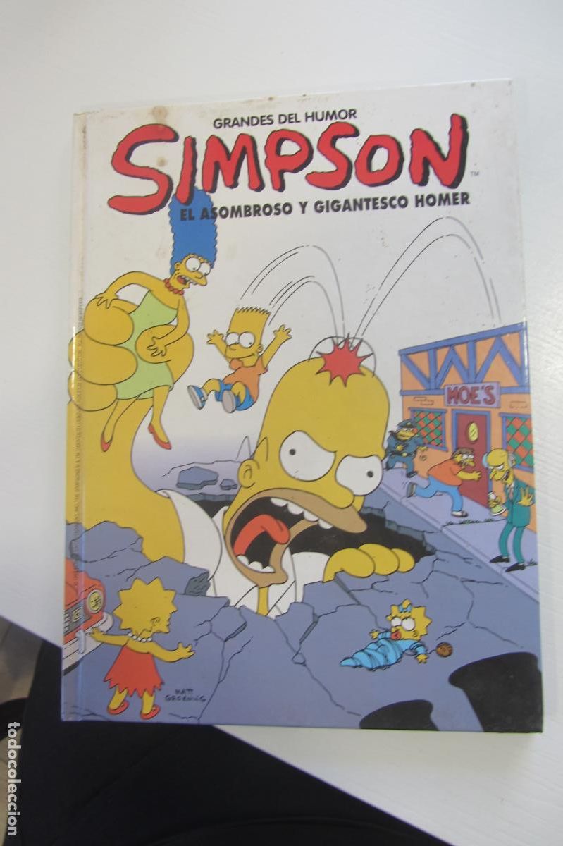 Tebeos: GRANDES DEL HUMOR 11. SIMPSON . EL ASOMBROSO Y GIGANTESCO HOMER. TAPA DURA. ARX20