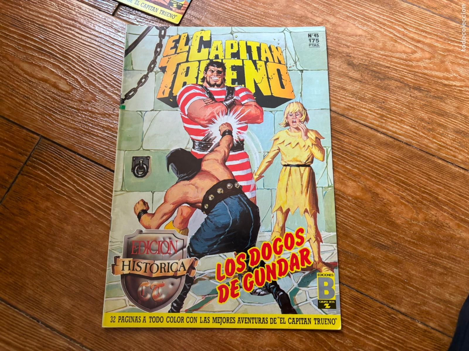 Tebeos: EL CAPITAN TRUENO EDICION HISTORICA N&ordm; 45 EDICIONES B