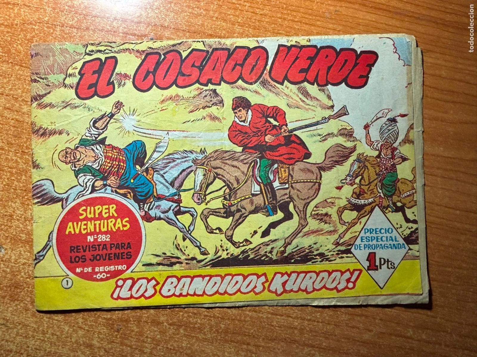 Tebeos: EL COSACO VERDE N&ordm; 1 EDITORIAL BRUGUERA ORIGINAL