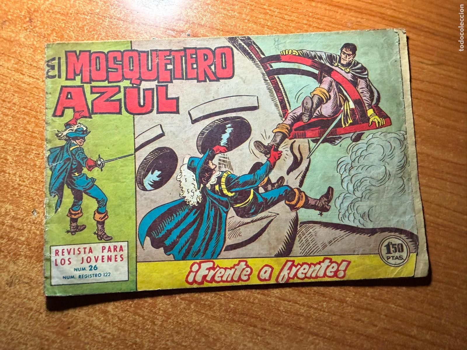 Tebeos: EL MOSQUETERO AZUL N&ordm; 3 EDITORIAL BRUGUERA A&Ntilde;O 1962 ORIGINAL