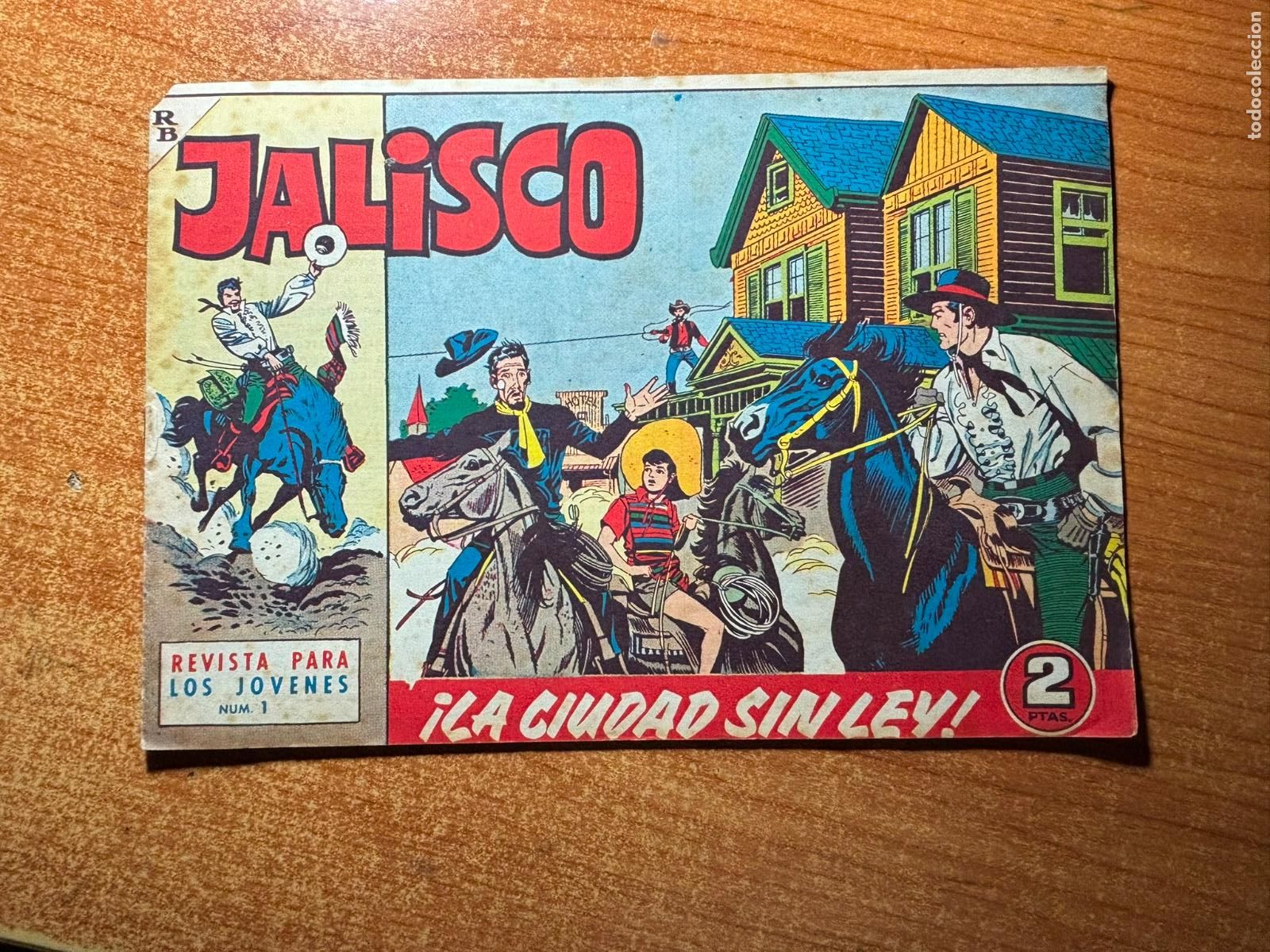 Tebeos: JALISCO N&ordm; 1 EDITORIAL BRUGUERA A&Ntilde;O 1962 ORIGINAL