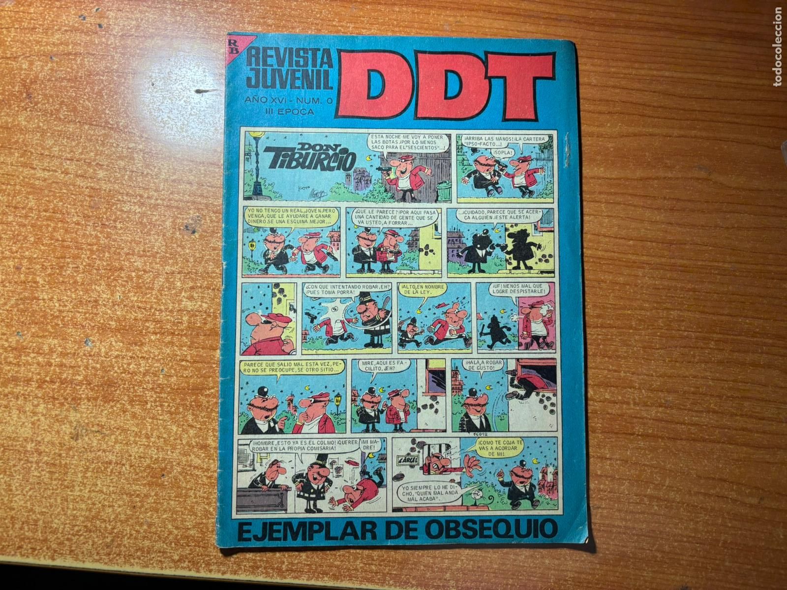 Tebeos: DDT N&ordm; 0 ( 1 ) EDITORIAL BRUGUERA