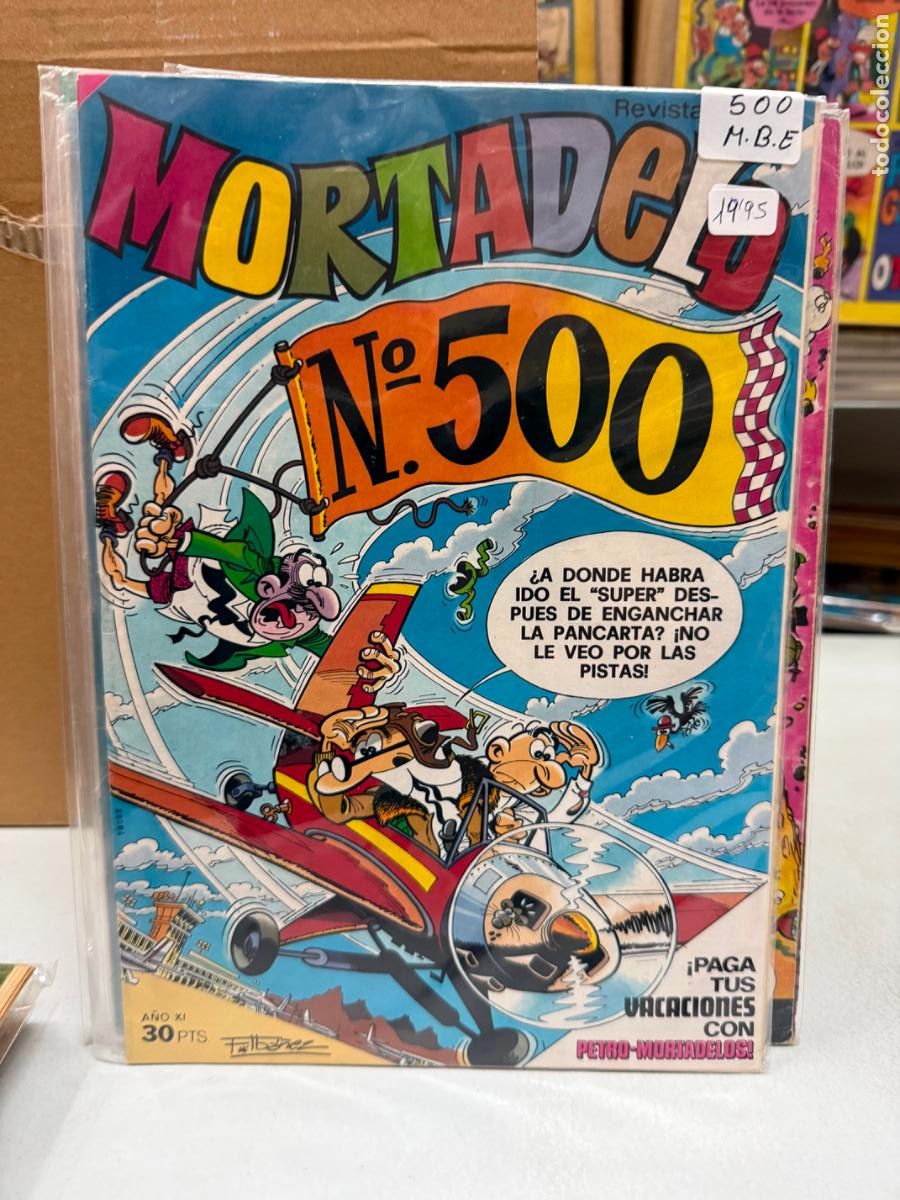 Tebeos: MORTADELO NUMERO 500 EDITORIAL BRUGUERA