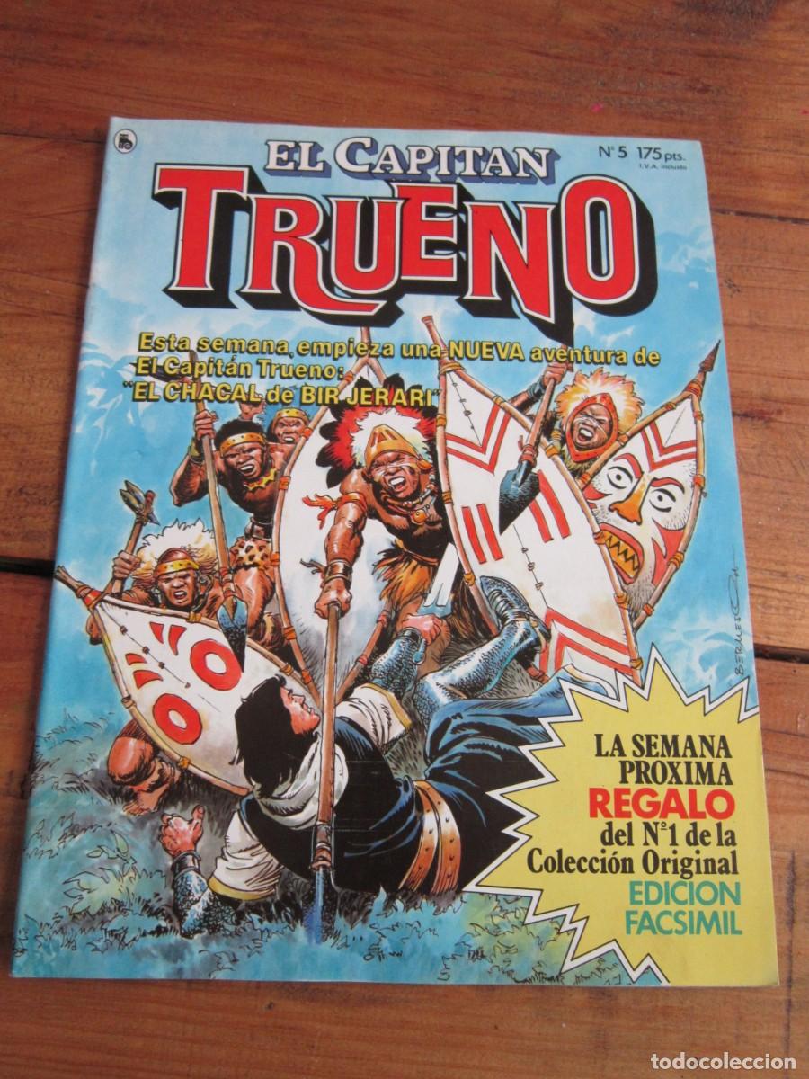 Giornalini: Revista El Capit&aacute;n Trueno Nuevas Aventuras. N&ordm; 5. Editorial Bruguera 1986