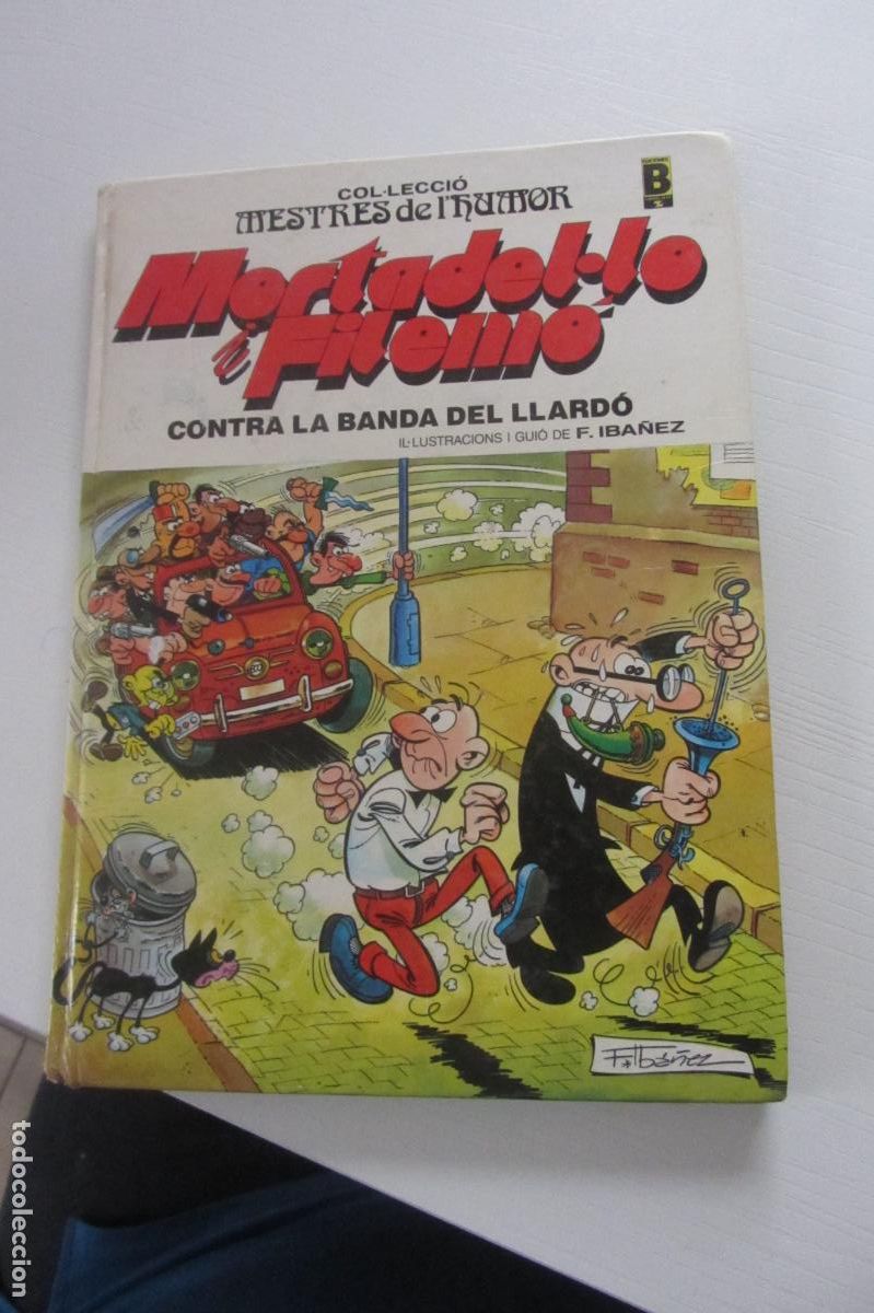 Tebeos: MESTRES DE L'HUMOR N&ordm; 3 . MORTADEL&middot;LO I FILEM&Oacute;. CONTRA LA BANDA DEL LLARD&Oacute; EDICIONES B ARX115