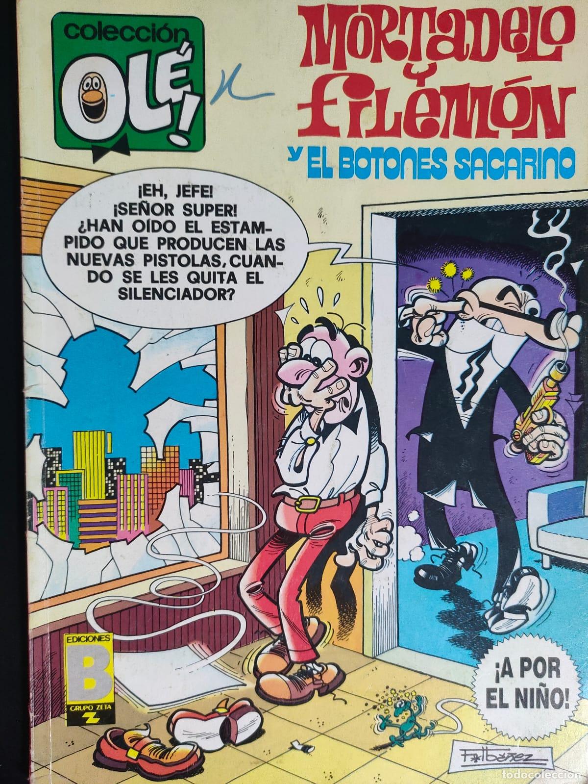 Tebeos: MORTADELO Y FILEMON Y EL BOTONES SACARINO