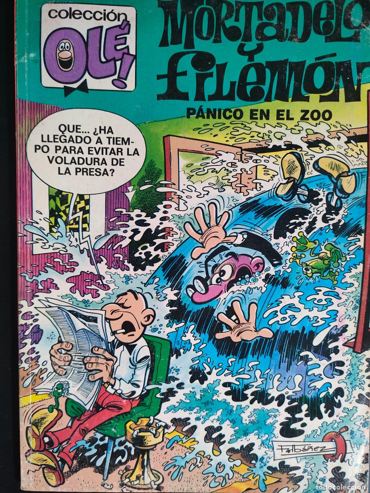 Tebeos: MORTADELO Y FILEMON PANICO EN EL ZOO - Foto 1