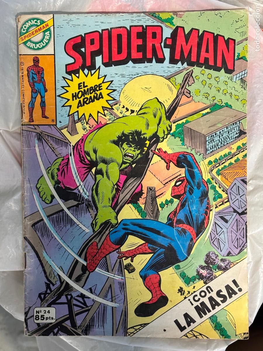 Tebeos: SPIDERMAN # 24, C&Oacute;MICS BRUGUERA, 1.980