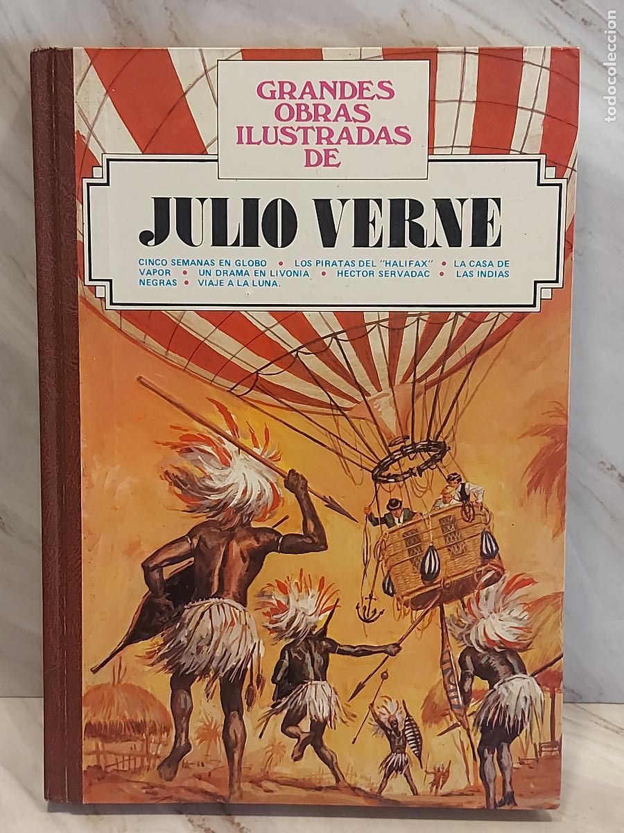 Tebeos: JULIO VERNE / GRANDES OBRAS ILUSTRADAS / 2 / 3&ordf; EDICI&Oacute;N / ED: BRUGUERA-1986 / BUEN ESTADO