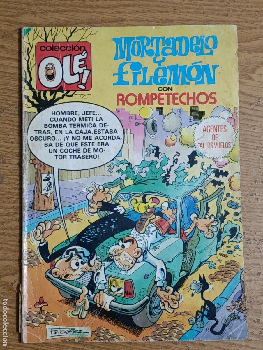 Tebeos: OLE MORTADELO Y FILEMON 206 con ROMPETECHOS - Foto 1