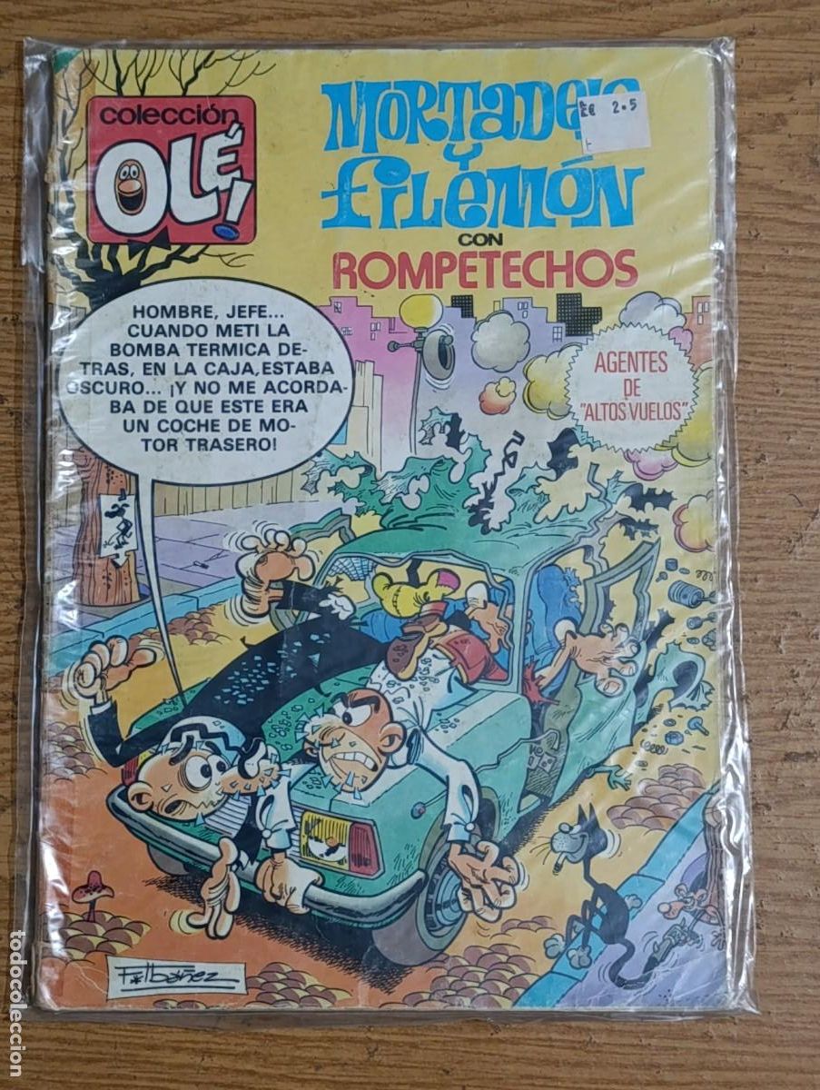 Tebeos: OLE MORTADELO Y FILEMON 206 con ROMPETECHOS - Foto 1