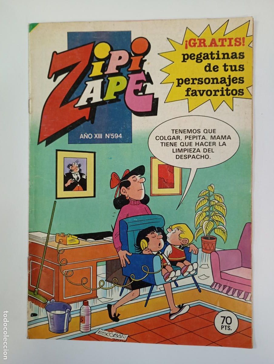 Tebeos: ZIPI ZAPE N&ordm; 594. A&Ntilde;O XIII. OCTUBRE 1984. EDITORIAL BRUGUERA. TDKR38