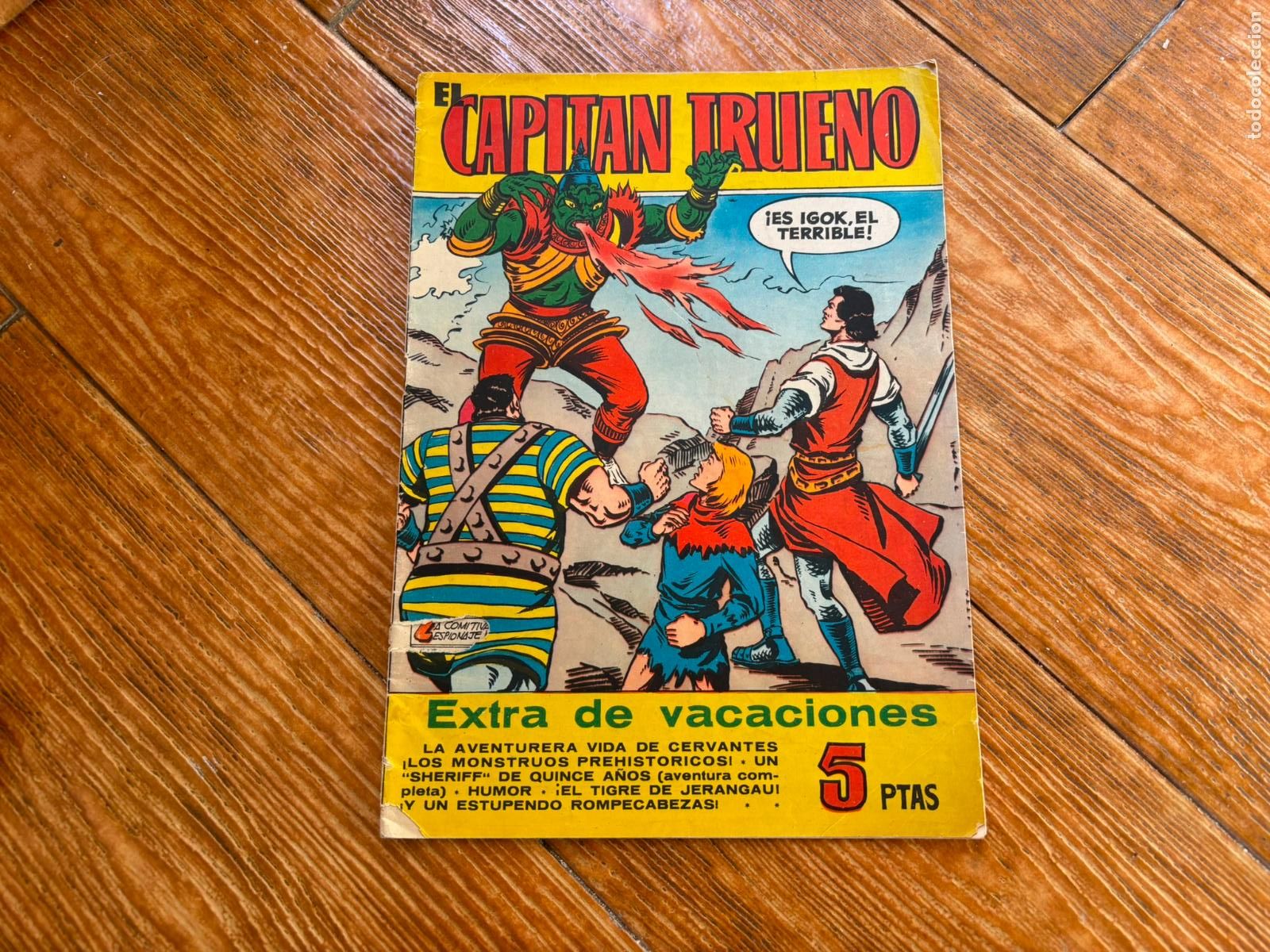 Tebeos: EL CAPITAN TRUENO EXTRA DE VACACIONES EDITORIAL BRUGUERA ORIGINAL