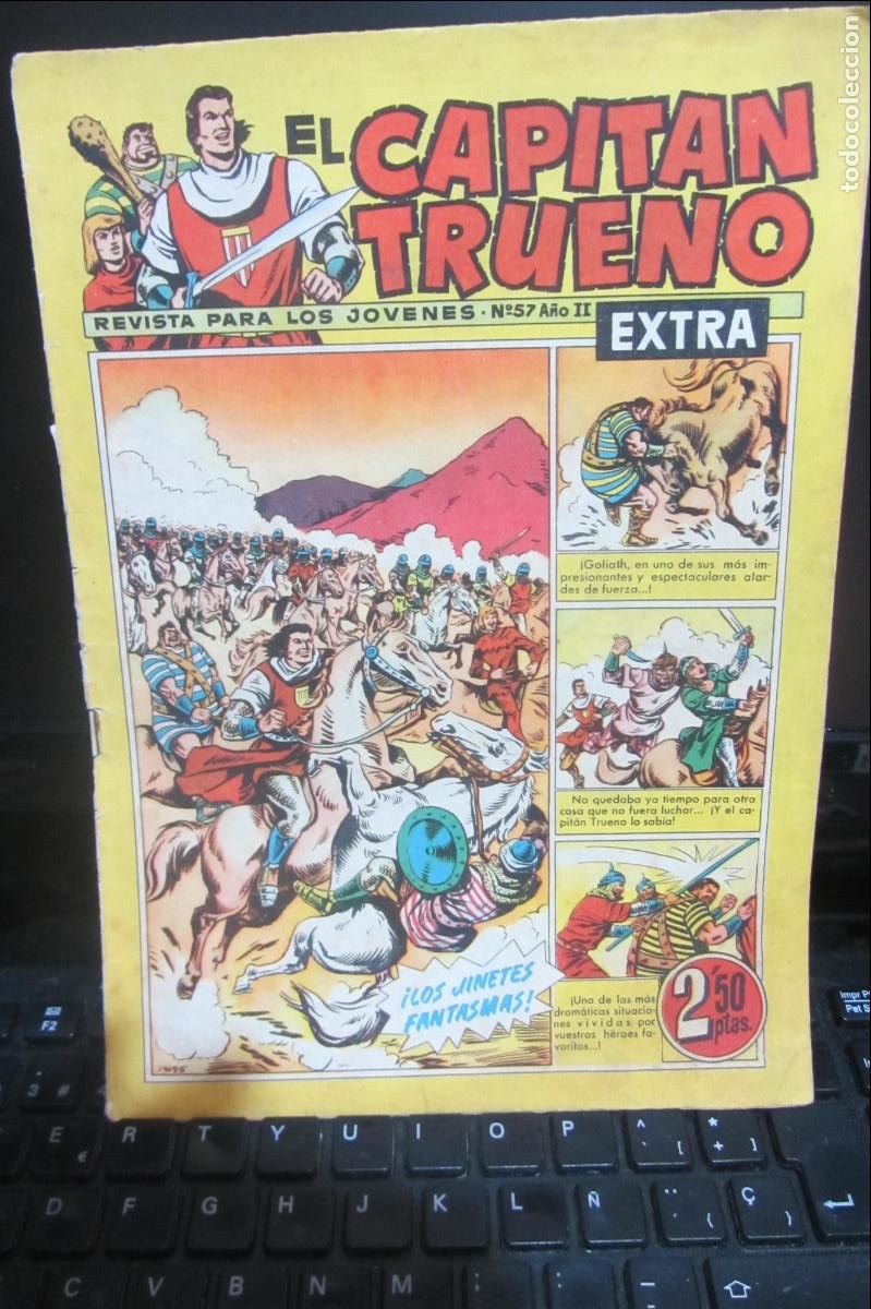 Tebeos: EL CAPITAN TRUENO EXTRA - N&ordm; 57 - LOS JINETES FANTASMAS - EDITORIAL BRUGUERA - ARX60