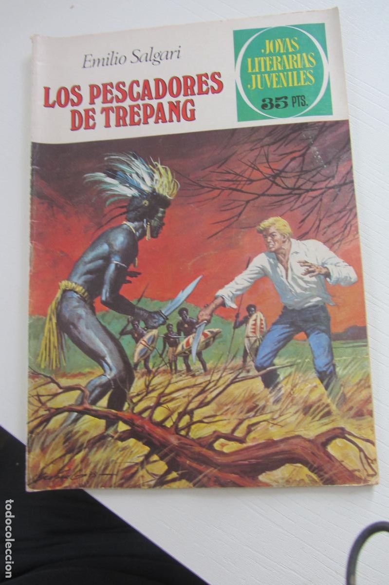 Tebeos: JOYAS LITERARIAS JUVENILES. N&ordm; 85. LOS PESCADORES DE TREPANG. BRUGUERA 1976 1&ordf; EDICION ARX85