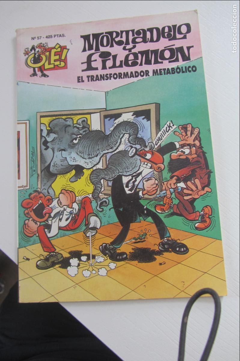 Tebeos: MORTADELO Y FILEMON Ed. B 2001 COL. OLE N.&ordm; 57 FORMATO GRANDE FRANCISCO IBA&Ntilde;EZ ARX83