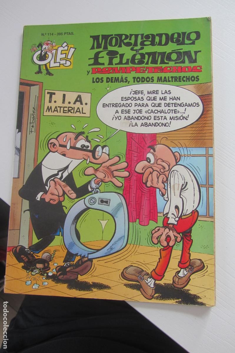 Tebeos: MORTADELO Y FILEMON N&ordm; 114 OLE EDICIONES B. FORMATO GRANDE FRANCISCO IBA&Ntilde;EZ ARX94