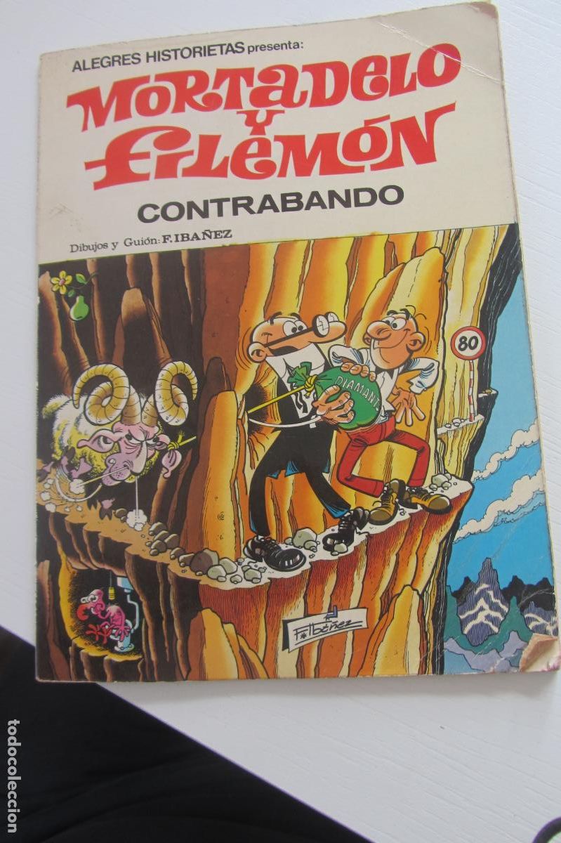 Tebeos: ALEGRES HISTORIETAS N&ordm; 5 CONTRABANDO MORTADELO Y FILEMON BRUGUERA FRANCISCO IBA&Ntilde;EZ ARX64