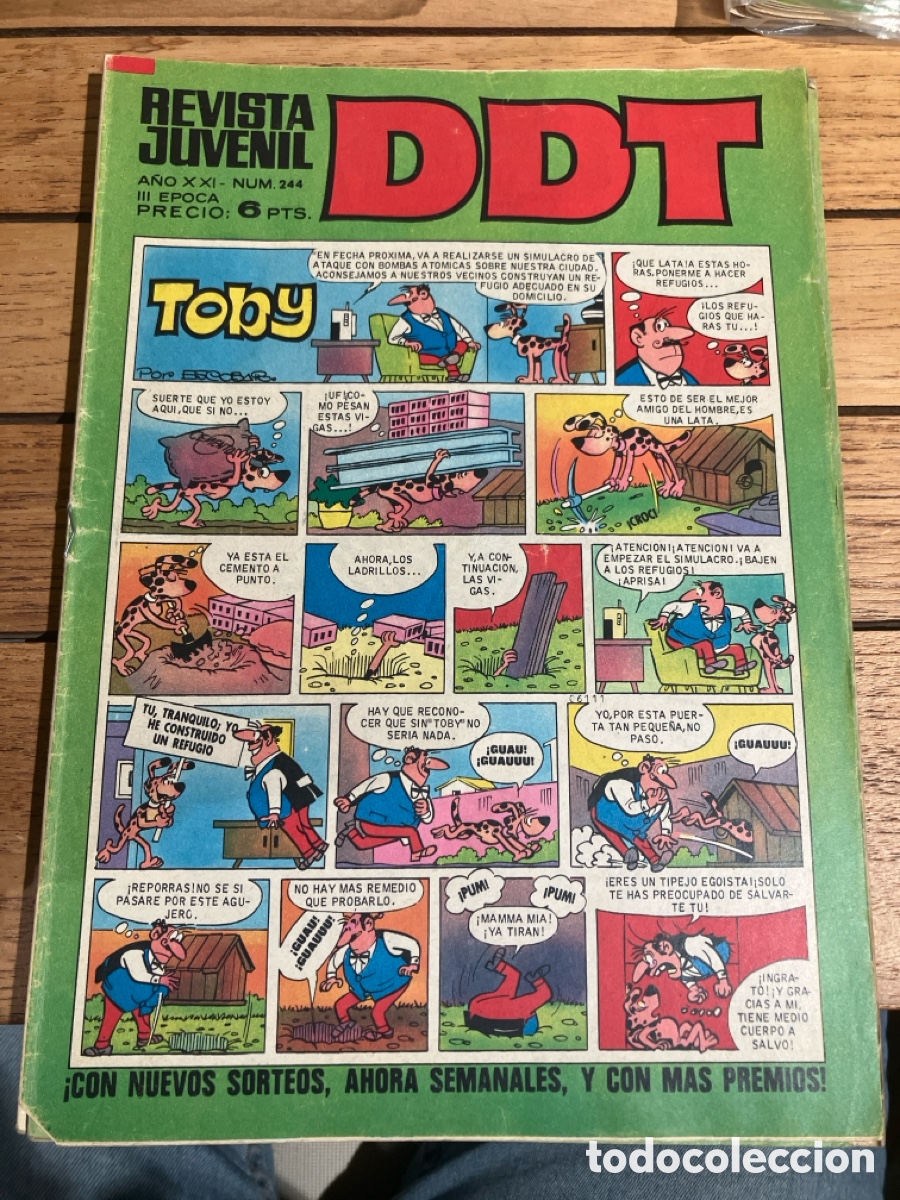 Comics: DDT REVISTA JUVENIL- N&Uacute;MERO 244 - BRUGUERA