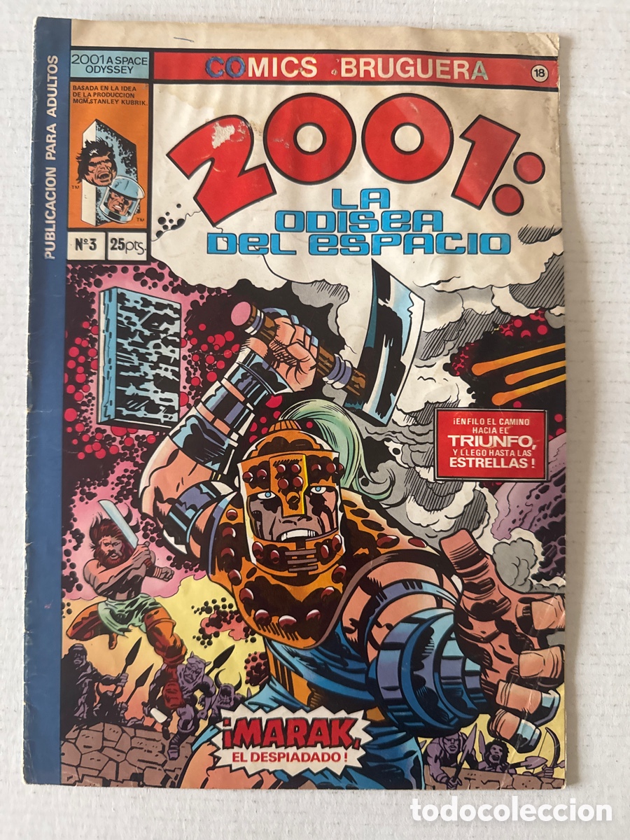 Tebeos: 2001: LA ODISEA DEL ESPACIO #3 - BRUGUERA &laquo;RARO&raquo; - Foto 1