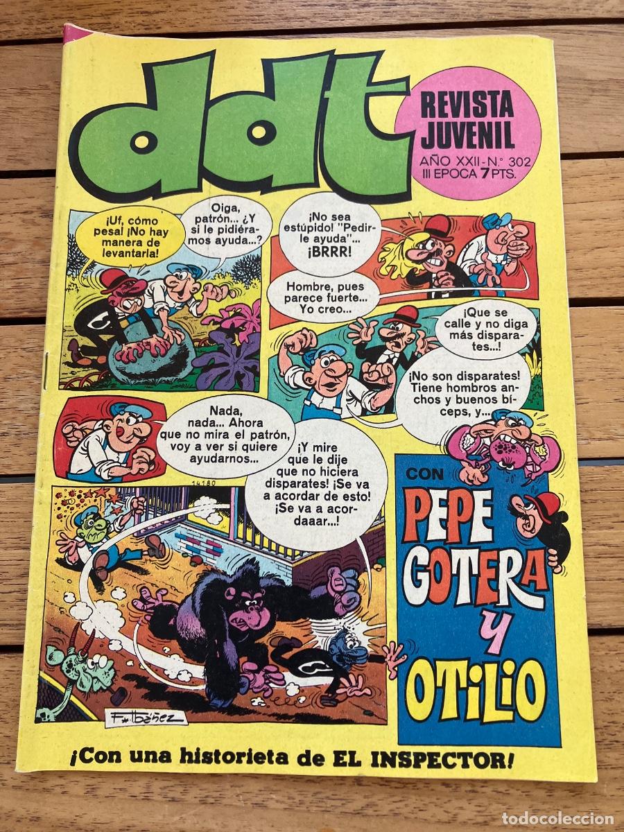 Tebeos: DDT - REVISTA JUVENIL - N&Uacute;MERO 302 - BRUGUERA