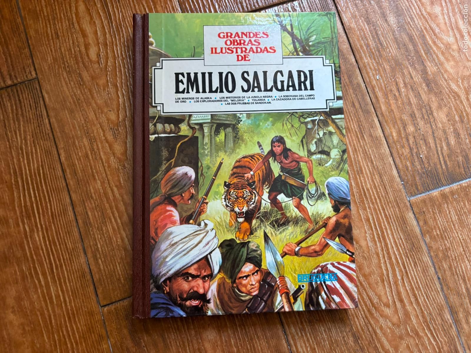 Tebeos: GRANDES OBRAS ILUSTRADAS DE EMILIO SALGARI TOMO 3 EDITORIAL BRUGUERA 2 &ordf; EDICION