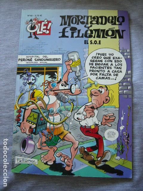 Tebeos: MORTADELO Y FILEMON EL S.O.E. N&ordm; 48