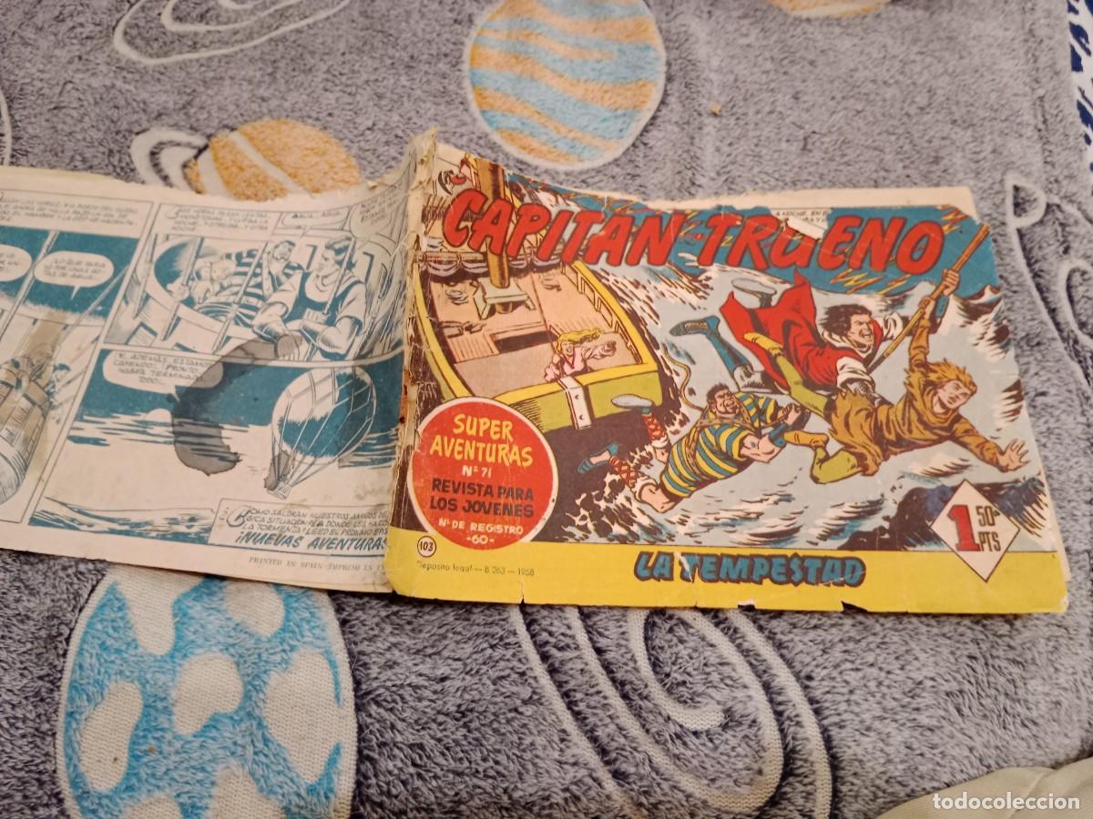 Tebeos: EL CAPITAN TRUENO N&ordm;71 LA TEMPESTAD - EDITORIAL BRUGUERA 1957 ORIGINAL