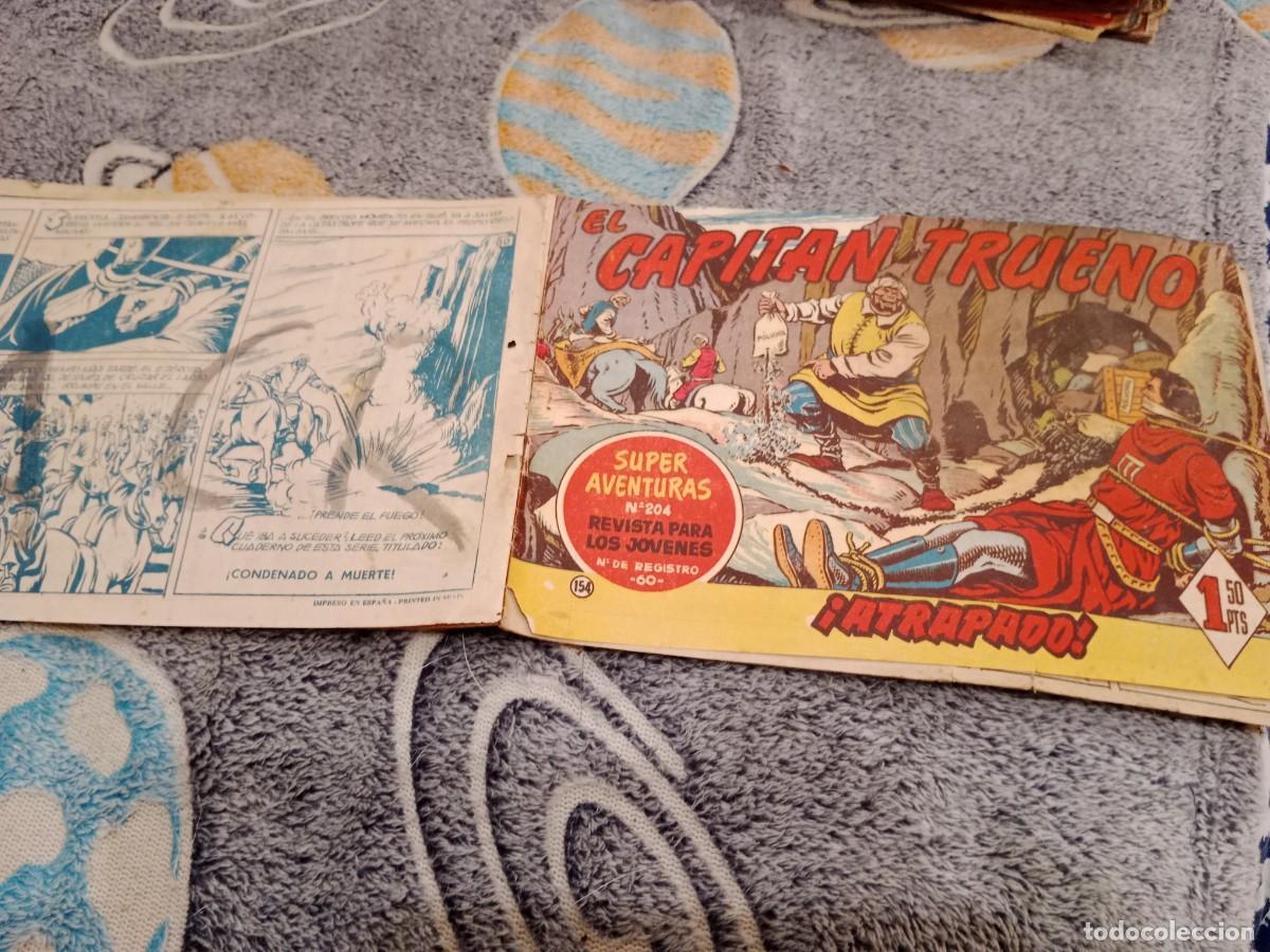 Tebeos: EL CAPITAN TRUENO N&ordm;154 ATRAPADO - EDITORIAL BRUGUERA 1959 ORIGINAL