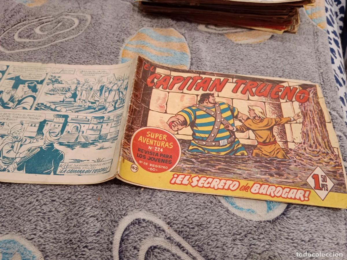 Tebeos: EL CAPITAN TRUENO N&ordm;162 EL SECRETO DE BAROGAR - EDITORIAL BRUGUERA 1959 ORIGINAL