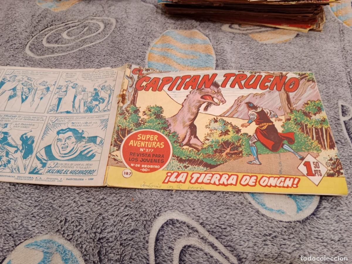 Tebeos: EL CAPITAN TRUENO N&ordm;187 LA TIERRA DE ONGH - EDITORIAL BRUGUERA 1960 ORIGINAL