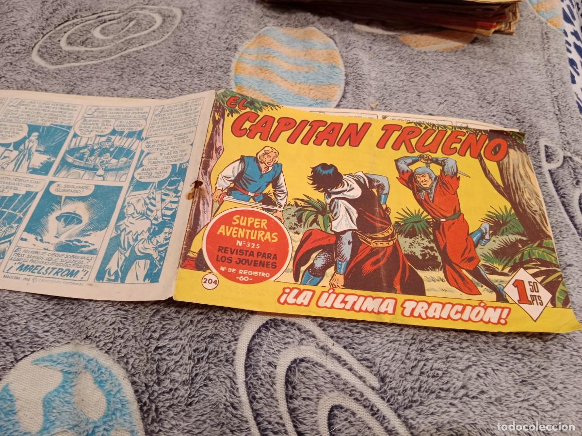 Tebeos: EL CAPITAN TRUENO N&ordm;204 LA ULTIMA TRACION - EDITORIAL BRUGUERA 1960 ORIGINAL