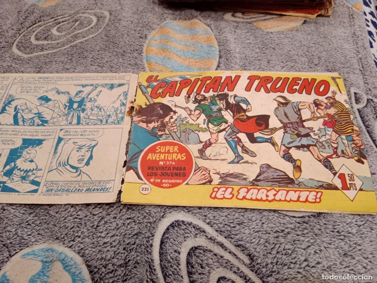 Tebeos: EL CAPITAN TRUENO N&ordm;221 EL FARSANTE - EDITORIAL BRUGUERA 1960 ORIGINAL
