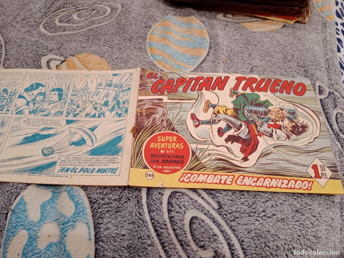 Tebeos: EL CAPITAN TRUENO N&ordm;288 COMBATE ENCARNIZADO - EDITORIAL BRUGUERA 1962 ORIGINAL