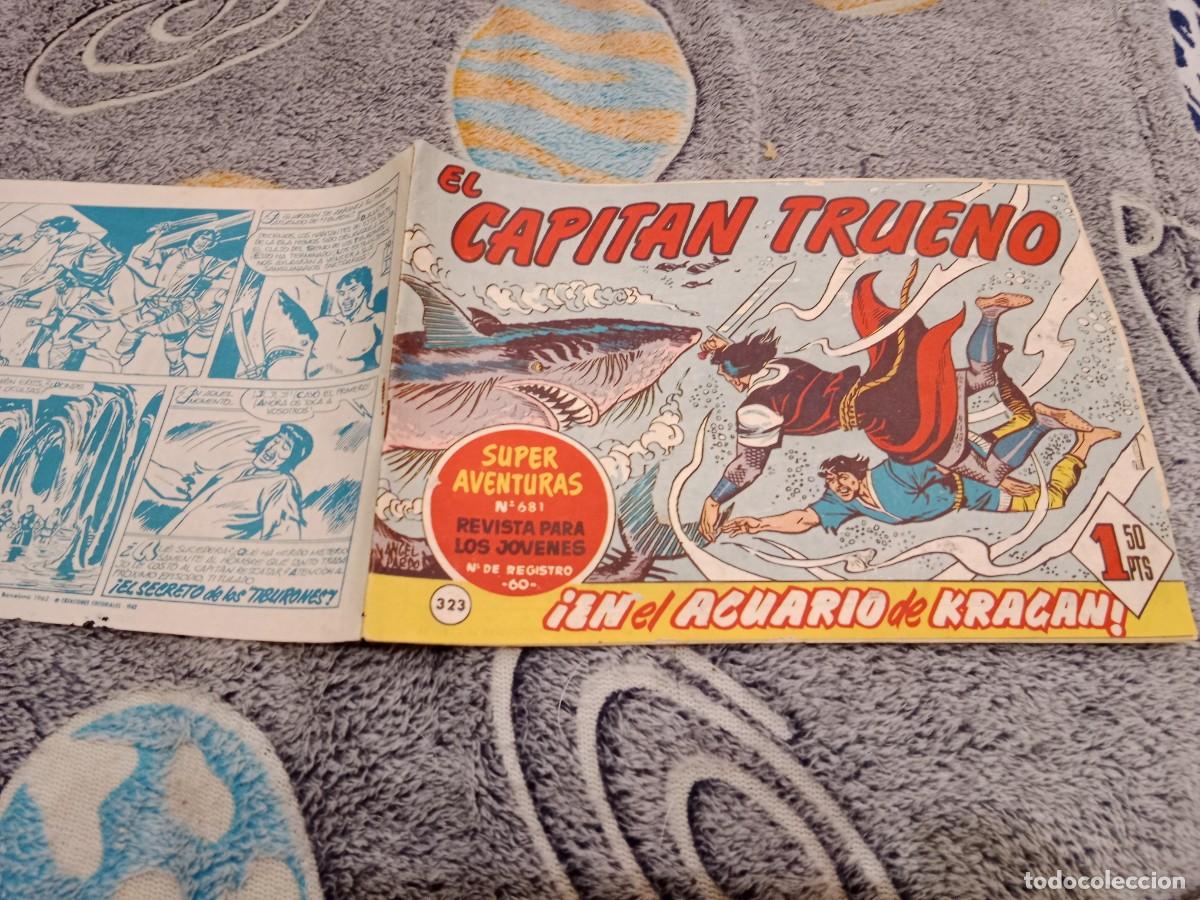 Tebeos: EL CAPITAN TRUENO N&ordm;323 EN EL ACUARIO DE KRAGAN- EDITORIAL BRUGUERA 1962 ORIGINAL