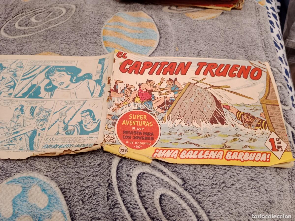 Tebeos: EL CAPITAN TRUENO N&ordm;328 UNA BALLENA BARBUDA- EDITORIAL BRUGUERA 1962 ORIGINAL