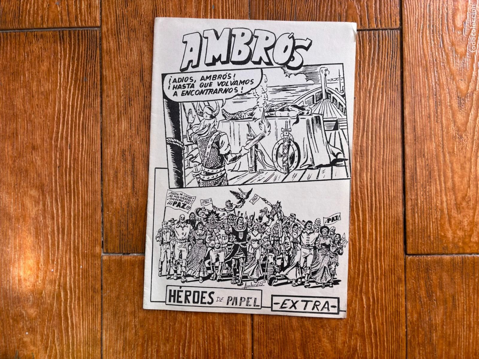 Tebeos: AMBROS HEROES DE PAPEL EXTRA CAPITAN TRUENO