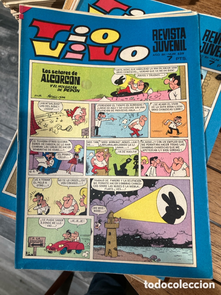 BDs: T&Iacute;O VIVO - N&Uacute;MERO 639 - REVISTA JUVENIL - BRUGUERA