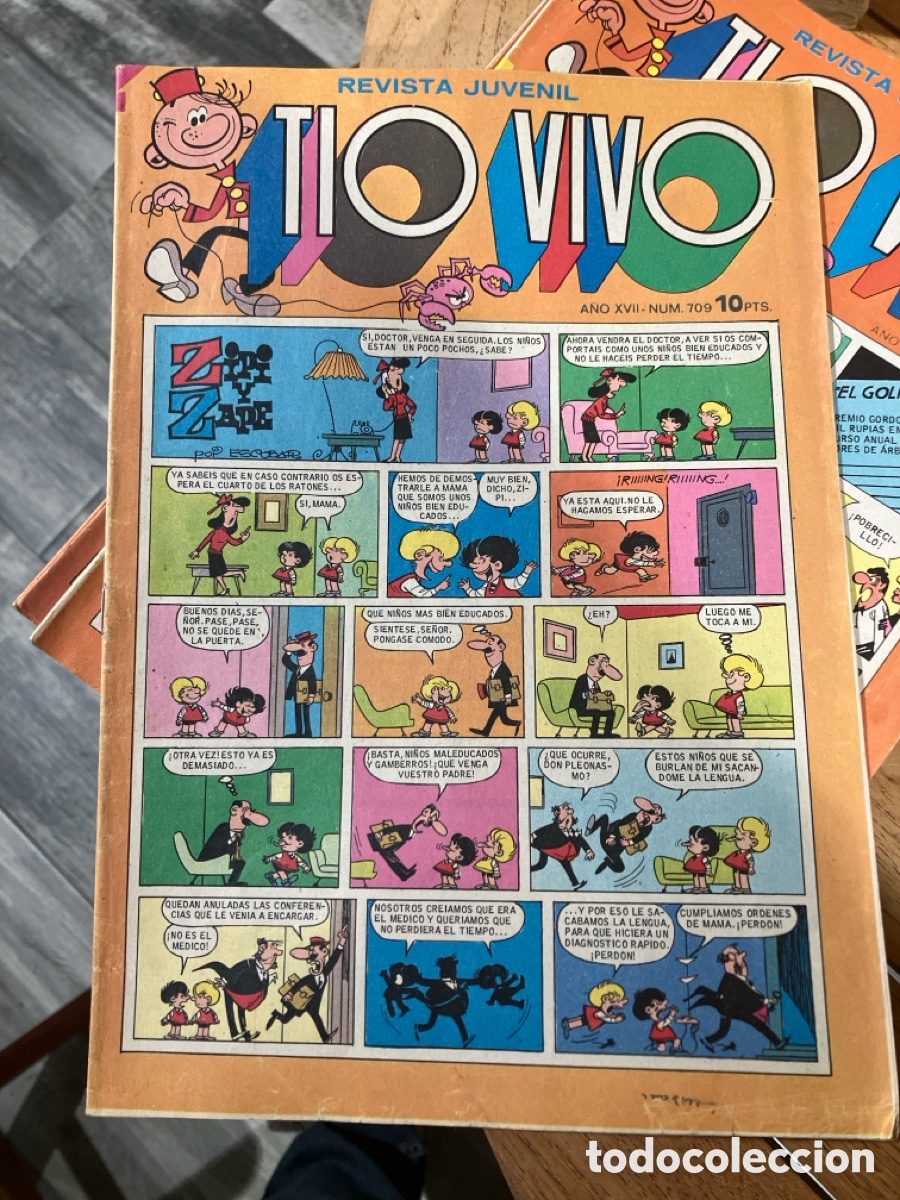 BDs: T&Iacute;O VIVO - N&Uacute;MERO 709 - REVISTA JUVENIL - BRUGUERA